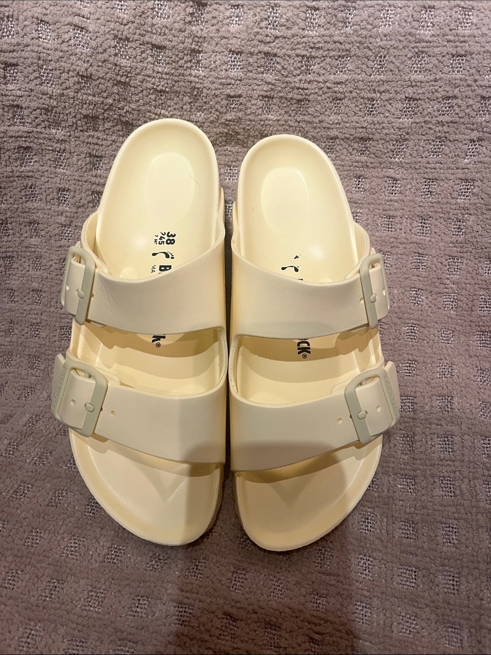 Birkenstock Arizona EVA Sandals in yellow